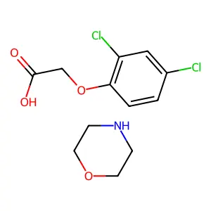 2,4-D morpholine salt structure