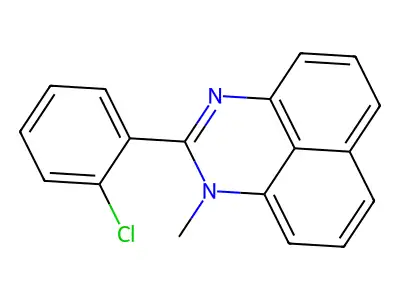 Perimidine, 2-(o-chlorophenyl)-1-methyl- structure