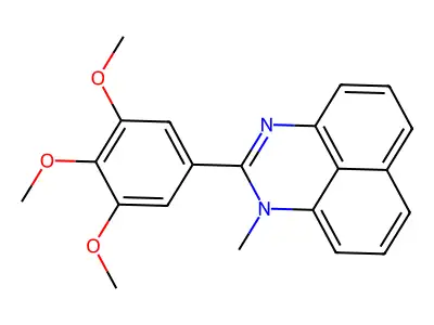 Perimidine, 1-methyl-2-(3,4,5-trimethoxyphenyl)- structure