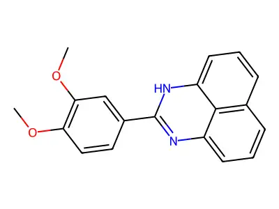 Perimidine, 2-(3,4-dimethoxyphenyl)- structure