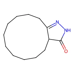 2,3a,4,5,6,7,8,9,10,11,12,13-dodecahydrocyclododeca[c]pyrazol-3-one structure
