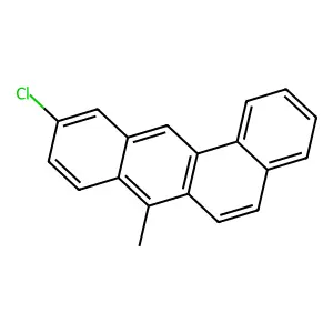 10-Chloro-7-methylbenz(a)anthracene structure