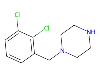1-((2,3-Dichlorophenyl)methyl)piperazine structure