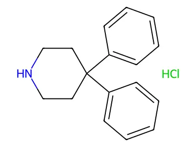 4,4-Diphenylpiperidine hydrochloride structure