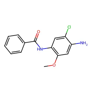 N-(4-氨基-5-氯-2-甲氧基苯基)苯甲酰胺 structure