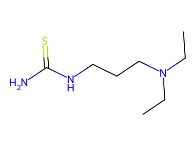 3-(Diethylamino)propyl carbamimidothioate structure