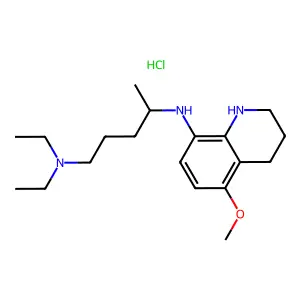 Tetrahydropamaquin HCl structure