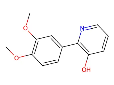 2-(3,4-Dimethoxyphenyl)pyridin-3-ol structure