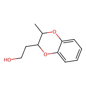 1,4-Benzodioxin-2-ethanol, 2,3-dihydro-3-methyl- structure