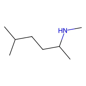 N,5-二甲基-2-己胺 structure