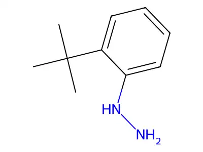 (2-(tert-Butyl)phenyl)hydrazine structure