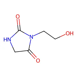 3-(2-Hydroxyethyl)imidazolidine-2,4-dione structure