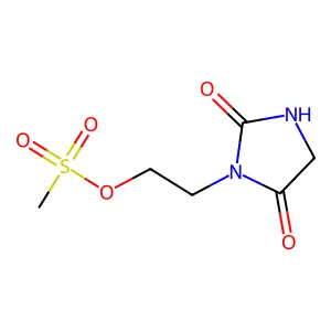 2-(2,5-Dioxoimidazolidin-1-yl)ethyl methanesulfonate structure