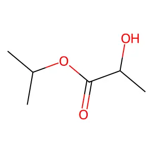 Propanoic acid, 2-hydroxy-, 1-methylethyl ester, (2S)- structure