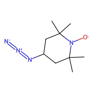 1-Piperidinyloxy, 4-azido-2,2,6,6-tetramethyl- structure