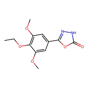 5-(4-Ethoxy-3,5-dimethoxyphenyl)-1,3,4-oxadiazol-2(3H)-one structure