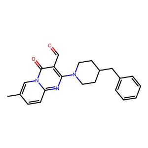 2-(4-Benzylpiperidin-1-yl)-7-methyl-4-oxopyrido[1,2-a]pyrimidine-3-carbaldehyde structure