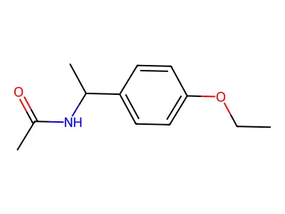 N-[1-(4-ethoxyphenyl)ethyl]acetamide structure