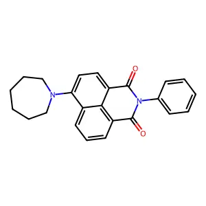 6-(Azepan-1-yl)-2-phenylbenzo[de]isoquinoline-1,3-dione structure