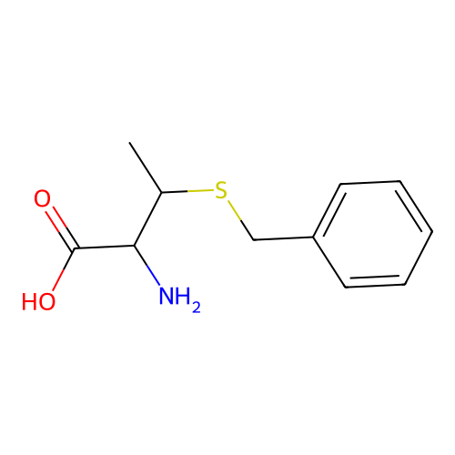 2-氨基-3-[(苯甲基)硫代]丁酸 structure