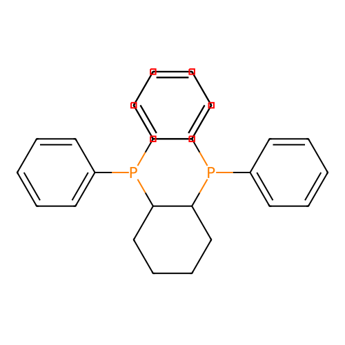 Phosphine, 1,2-cyclohexanediylbis[diphenyl- structure