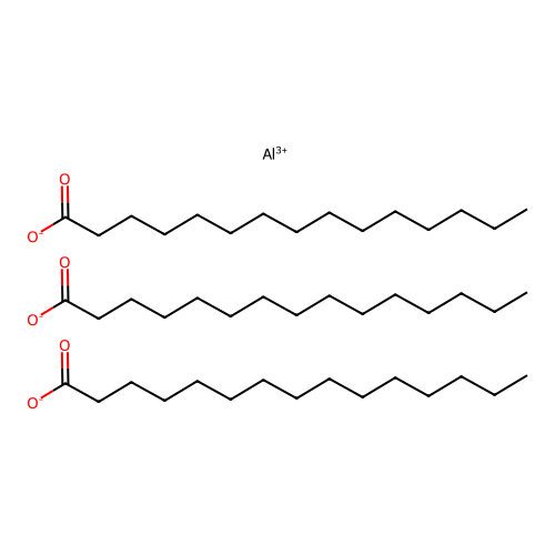 Aluminium pentadecanoate structure