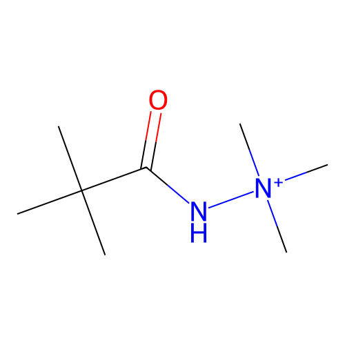 (2,2-Dimethylpropanoylamino)-trimethylazanium structure