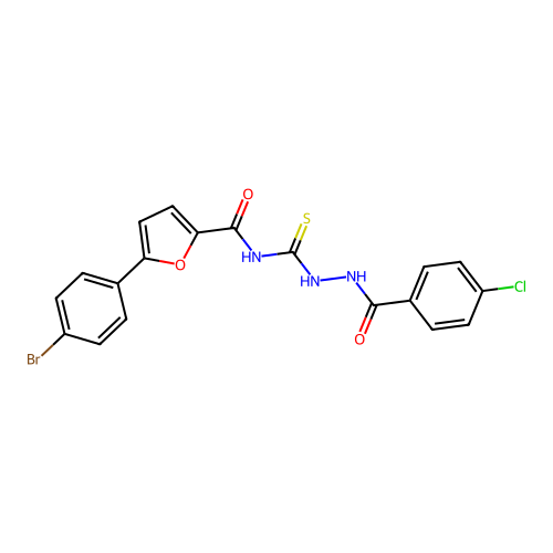 C19H13BrClN3O3S structure
