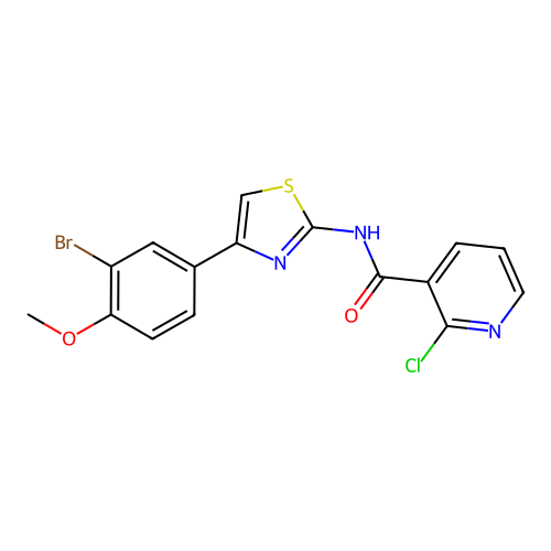 C16H11BrClN3O2S structure