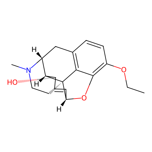 Morphinan-8-alpha-ol, 6,7-didehydro-4,5-alpha-epoxy-3-ethoxy-17-methyl- structure