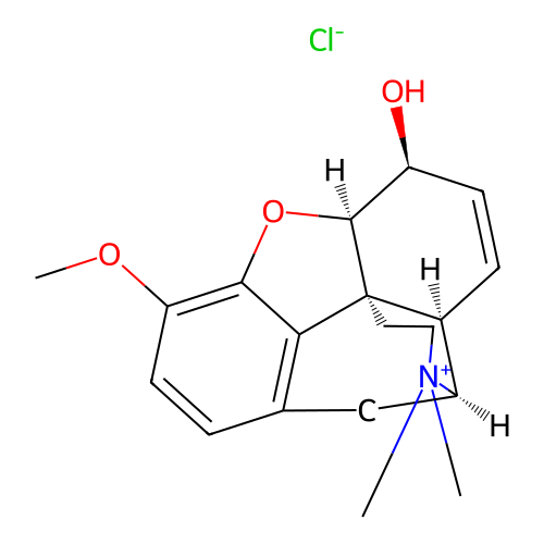 Codeine methochloride structure