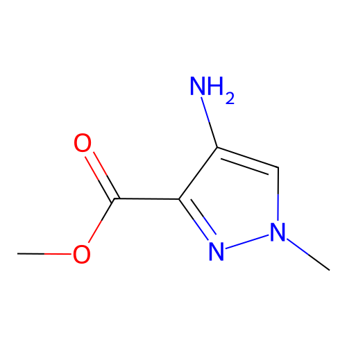 methyl 4-amino-1-methyl-1H-pyrazole-3-carboxylate structure