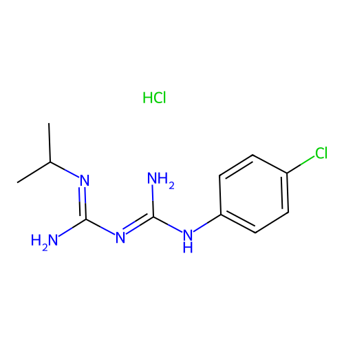 Proguanil Hydrochloride structure
