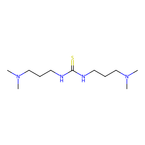 Urea, 1,3-bis(3-(dimethylamino)propyl)-2-thio- structure