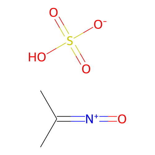 Isopropylhydroxylammonium hydrogen sulphate structure
