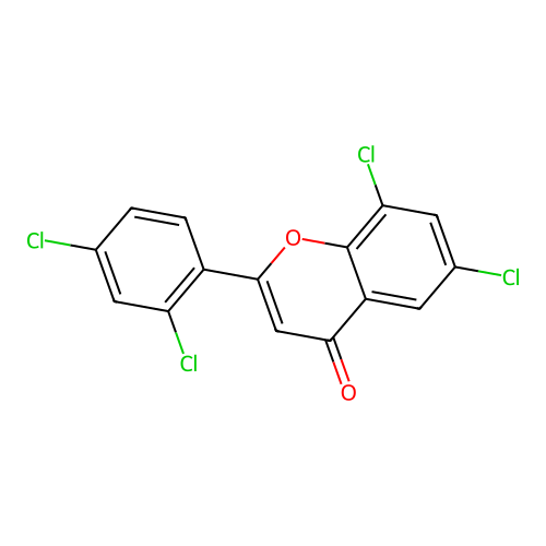 6,8-dichloro-2-(2,4-dichlorophenyl)-4H-chromen-4-one structure