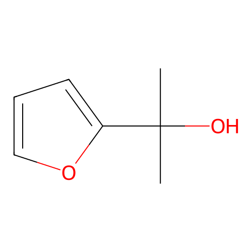 2-(Furan-2-yl)propan-2-ol structure