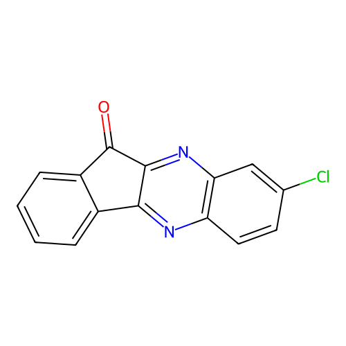 8-Chloro-11H-indeno[1,2-b]quinoxalin-11-one structure