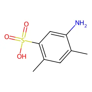 5-氨基-2,4-二甲基苯磺酸 structure