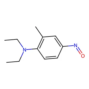 Benzenamine, N,N-diethyl-2-methyl-4-nitroso- structure