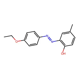 2-(2-(4-Ethoxyphenyl)diazenyl)-4-methylphenol structure