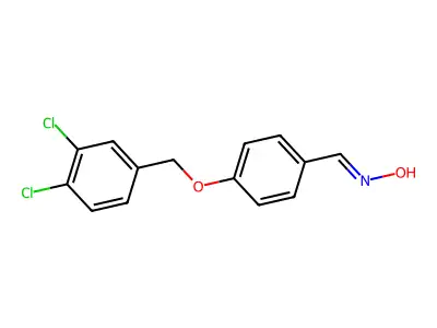 (E)-1-{4-[(3,4-dichlorobenzyl)oxy]phenyl}-N-hydroxymethanimine structure