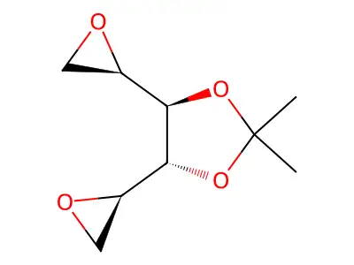 3,4-Isopropylydene-1,2-5,6-dianhydro-dulcitol structure