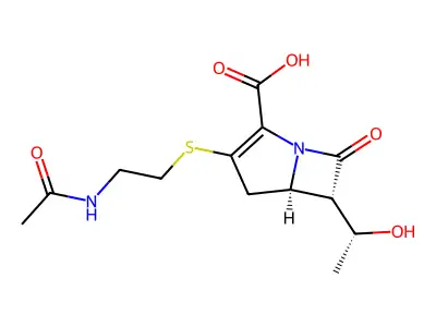 N-Acetylthienamycin structure