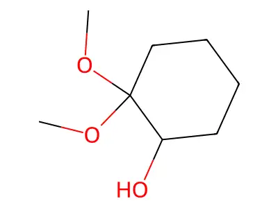2,2-Dimethoxycyclohexanol structure