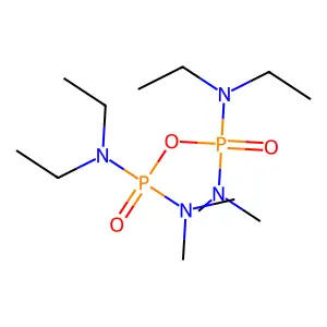 N,N,N',N'-Tetraethyl-N'',N'',N''',N'''-tetramethyldiphosphoric tetraamide structure
