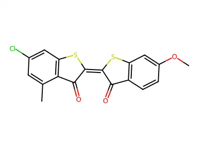 C18H11ClO3S2 structure