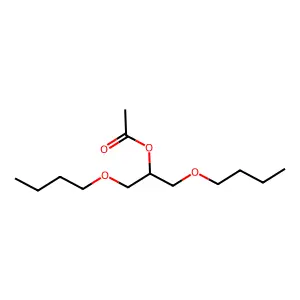 2-Propanol, 1,3-dibutoxy-, acetate structure