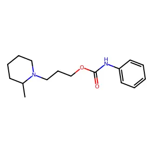 3-(2-Methylpiperidin-1-yl)propyl hydrogen phenylcarbonimidate structure