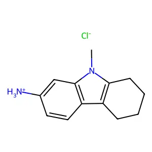 9-Methyl-2,3,4,9-tetrahydro-1H-carbazol-7-amine--hydrogen chloride (1/1) structure